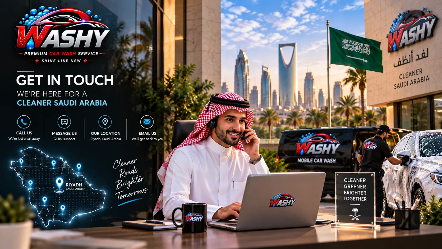 Contact Washy Saudi Arabia | Washy Contact Washy Saudi Arabia โ Washy mobile car wash service